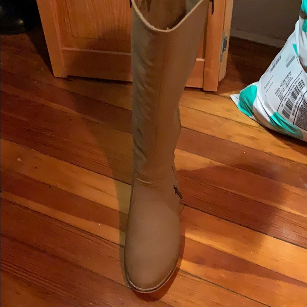 Tall, tan, Aldo Boots